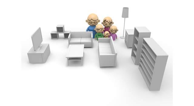 賃貸マンション / 賃貸 - 住宅/イラスト/マンション/ビル/写真/フリー素材/人物