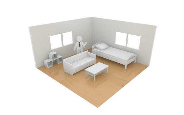 住宅 / 家 / 建物 - 住宅/イラスト/マンション/ビル/写真/フリー素材/人物