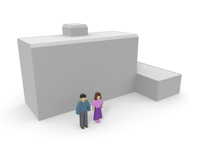 集合住宅 / 建物 / 高層マンション - 住宅/イラスト/マンション/ビル/写真/フリー素材/人物