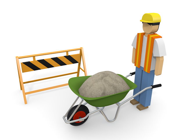 土木作業員 - 住宅/イラスト/マンション/ビル/写真/フリー素材/人物