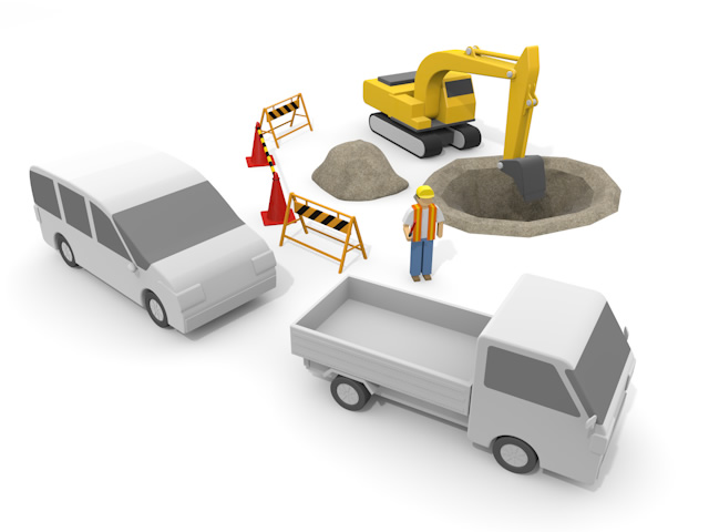 作業員 - 住宅/イラスト/マンション/ビル/写真/フリー素材/人物