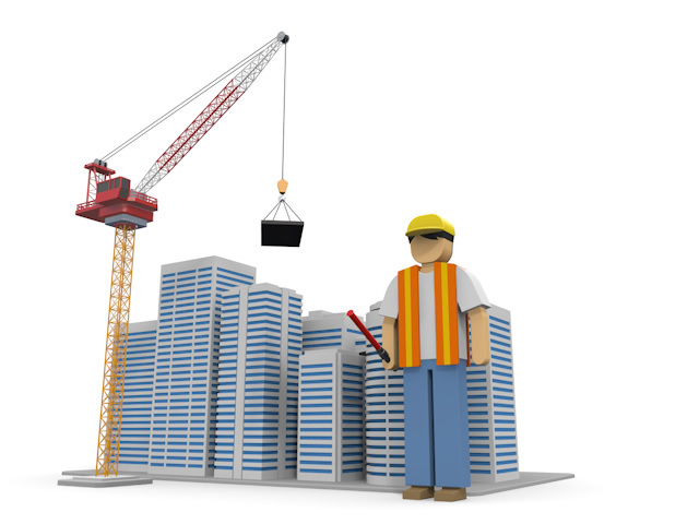 建築費用 - 住宅/イラスト/マンション/ビル/写真/フリー素材/人物