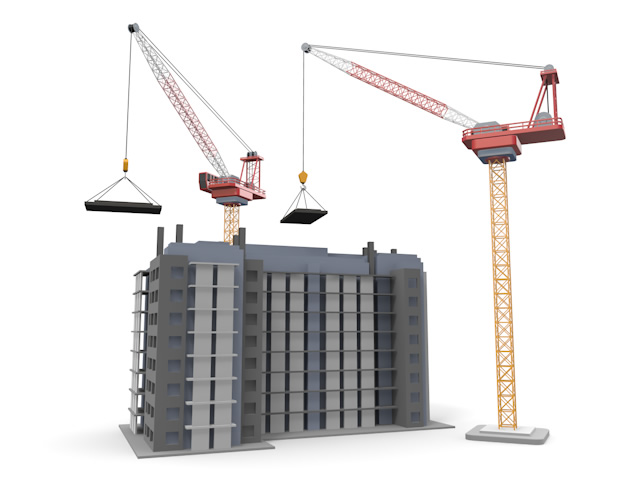 マンション - 住宅/イラスト/マンション/ビル/写真/フリー素材/人物