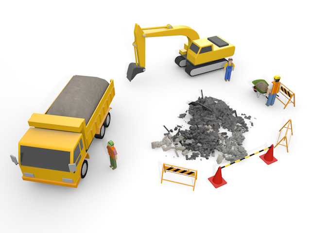 マンション - 住宅/イラスト/マンション/ビル/写真/フリー素材/人物