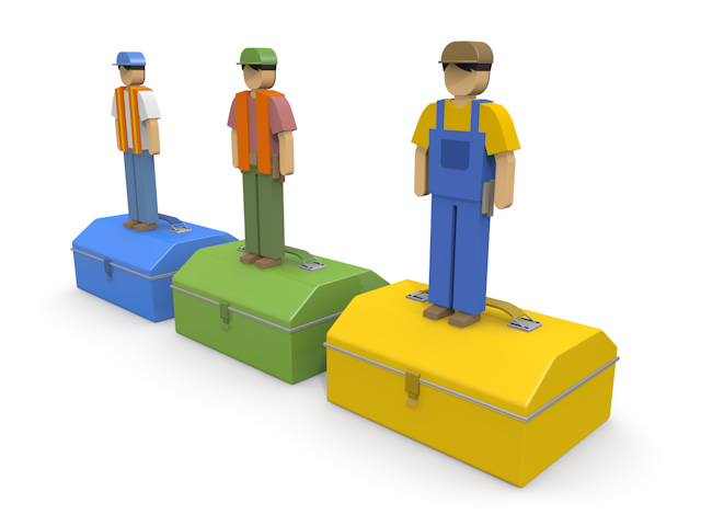 コンストラクション - 住宅/イラスト/マンション/ビル/写真/フリー素材/人物