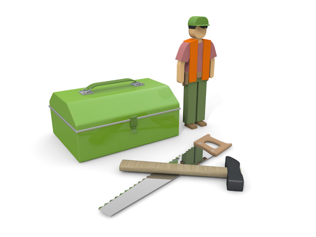 電工 - 住宅/イラスト/マンション/ビル/写真/フリー素材/人物