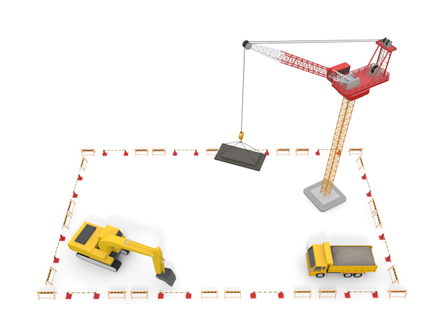 建設業者 - 住宅/イラスト/マンション/ビル/写真/フリー素材/人物