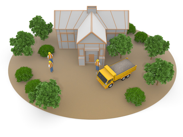 請負契約 - 住宅/イラスト/マンション/ビル/写真/フリー素材/人物