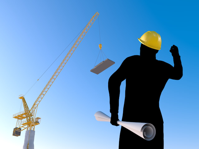 掘削機 - 住宅/イラスト/マンション/ビル/写真/フリー素材/人物