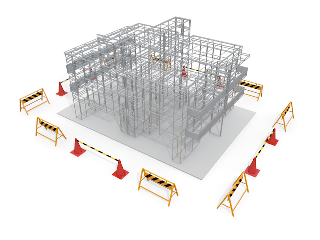 建設機械 - 住宅/イラスト/マンション/ビル/写真/フリー素材/人物