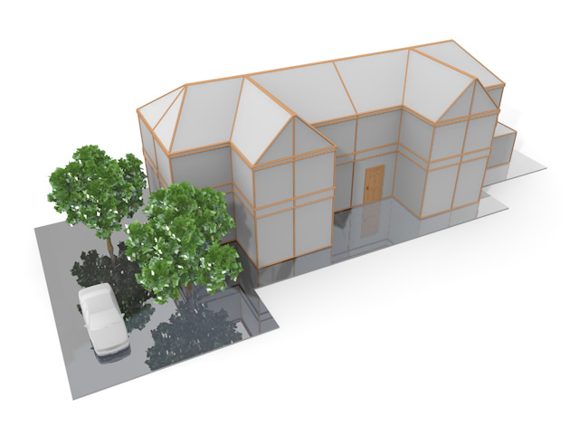 人員 - 住宅/イラスト/マンション/ビル/写真/フリー素材/人物