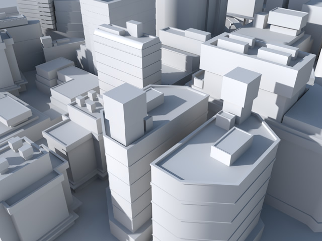 建設エリア - 住宅/イラスト/マンション/ビル/写真/フリー素材/人物