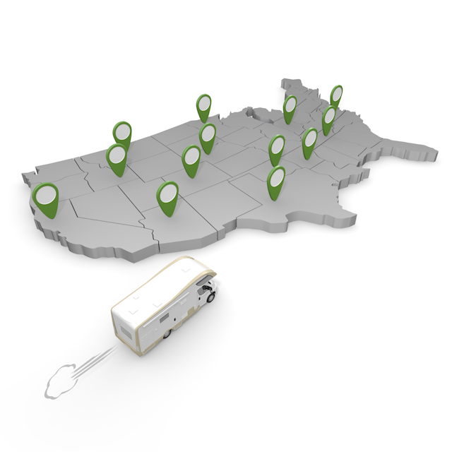 アメリカ｜キャンピングカー - 永久無料/トラベル/観光/イラスト/写真/休み/フリー素材/フォト/旅/ダウンロード