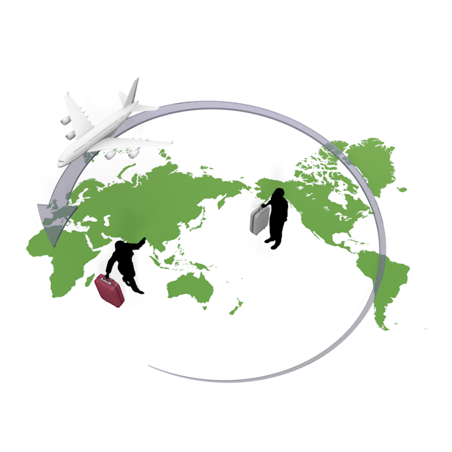 旅客機｜世界地図｜旅人 - 永久無料/トラベル/観光/イラスト/写真/休み/フリー素材/フォト/旅/ダウンロード