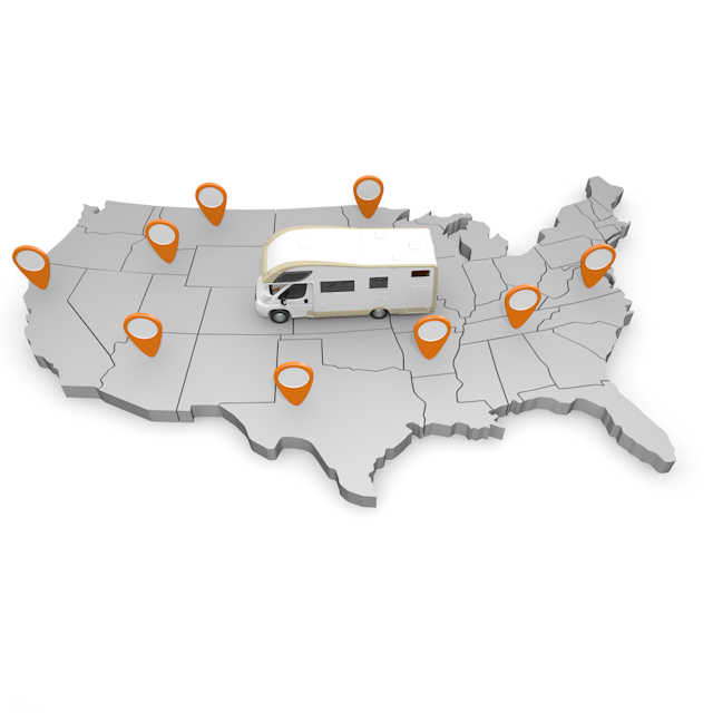キャンピングカー｜横断｜アメリカ - 永久無料/トラベル/観光/イラスト/写真/休み/フリー素材/フォト/旅/ダウンロード