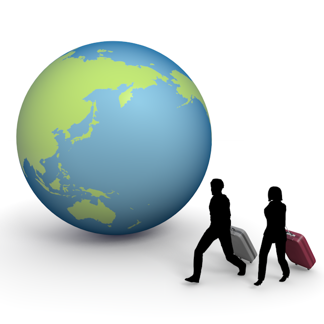 旅行者｜地球｜日本 - 永久無料/トラベル/観光/イラスト/写真/休み/フリー素材/フォト/旅/ダウンロード