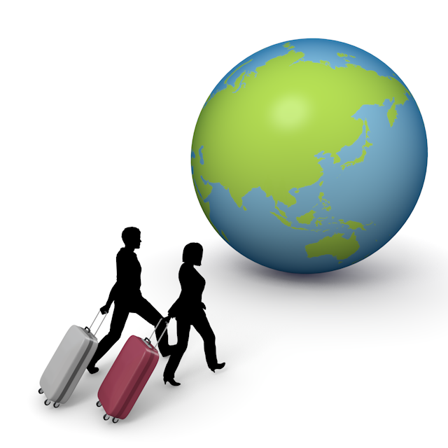 旅行者｜地球｜アジア - 永久無料/トラベル/観光/イラスト/写真/休み/フリー素材/フォト/旅/ダウンロード