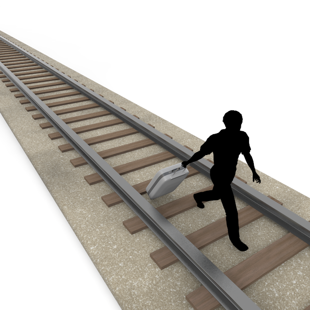 線路｜旅人 - 永久無料/トラベル/観光/イラスト/写真/休み/フリー素材/フォト/旅/ダウンロード