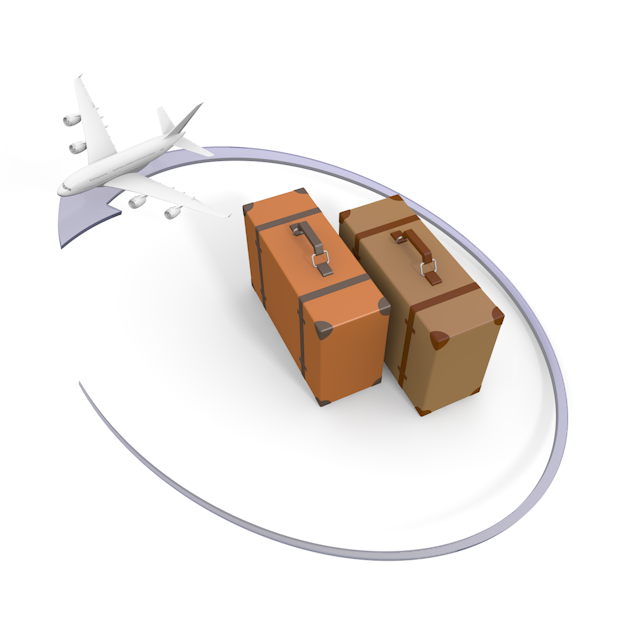 鞄｜旅客機 - 永久無料/トラベル/観光/イラスト/写真/休み/フリー素材/フォト/旅/ダウンロード