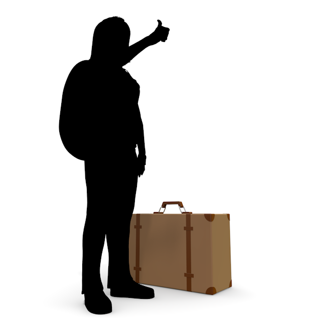 ヒッチハイク｜女性 - 永久無料/トラベル/観光/イラスト/写真/休み/フリー素材/フォト/旅/ダウンロード