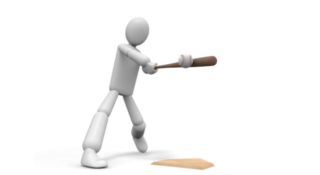 野球ゲーム - 運動/大会/競技/勝つ/負ける/クリップアート/フリー/スポーツ屋外 / 挑戦 / 数字 / 横位置 / 決意 / 男子トラック競技