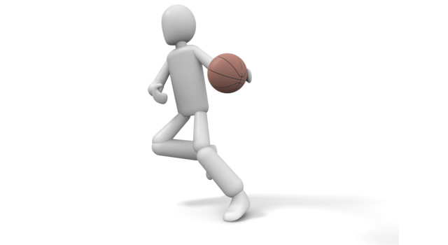 バスケットボール選手 - 運動/大会/競技/勝つ/負ける/クリップアート/フリー/スポーツサッカーボール / サッカー選手 / スタジアム / 対戦試合 / 蹴る / プロスポーツ選手