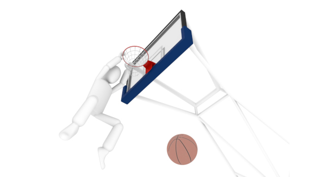 ダンクシュートを決める - 運動/大会/競技/勝つ/負ける/クリップアート/フリー/スポーツサッカーユニフォーム / サッカーリーグ / スポーツウェア / スポーツ施設