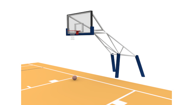 バスケットボールコート - 運動/大会/競技/勝つ/負ける/クリップアート/フリー/スポーツスタートライン / レース / 競争 / トラック競技 / スポーツ競技 / ランニングトラック