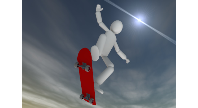 かっこよく決める - 運動/大会/競技/勝つ/負ける/クリップアート/フリー/スポーツ陸上競技 / プレーする / 写真 / クローズアップ / サッカー選手 / 全景