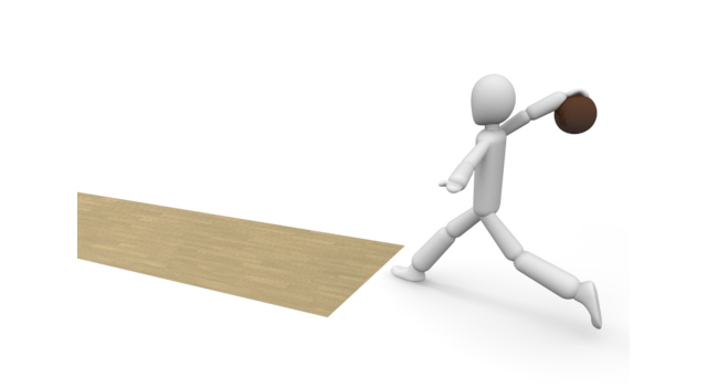 ボウリングを楽しむ - 運動/大会/競技/勝つ/負ける/クリップアート/フリー/スポーツ人物 / スポーツ ラグビー / 選手 / 水泳 / スポーツ競技 / 多様性 / 女性