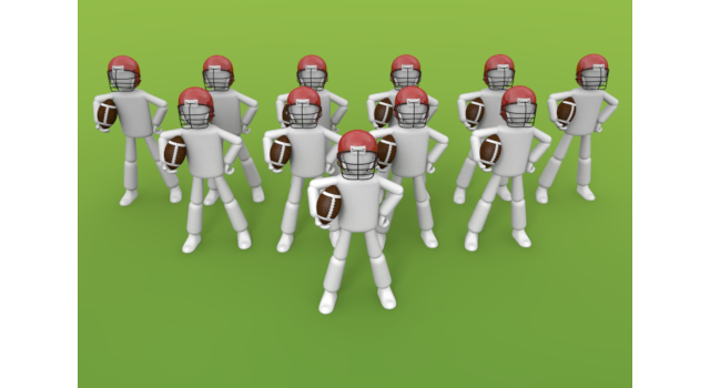 11人選手 - 運動/大会/競技/勝つ/負ける/クリップアート/フリー/スポーツ男性 / 陸上選手 / 耐久力 / 動き / 横顔