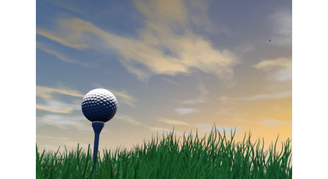 ゴルフショット - 運動/大会/競技/勝つ/負ける/クリップアート/フリー/スポーツスタジアム / 人物 / 喜び / 子供のみ