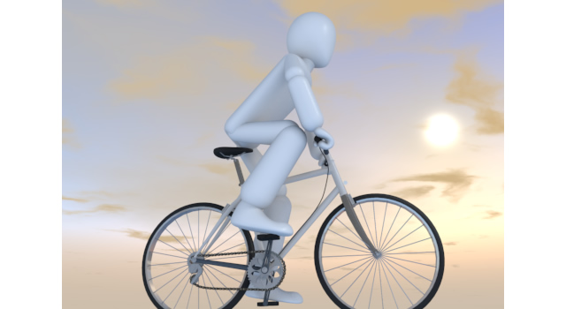 自転車の乗る - 運動/大会/競技/勝つ/負ける/クリップアート/フリー/スポーツランニングスパイク / 個性 / 努力 / 動き / 原動力 / 大人