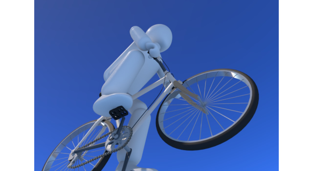 自転車競技練習 - 運動/大会/競技/勝つ/負ける/クリップアート/フリー/スポーツ選手 / カットアウト / アイコン / ベクター画像 / サッカー