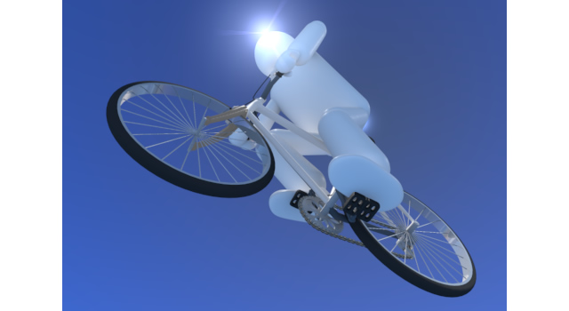 スポーツ自転車 - 運動/大会/競技/勝つ/負ける/クリップアート/フリー/スポーツバリエーション / スポーツ熱 / イラストレーション / ボール