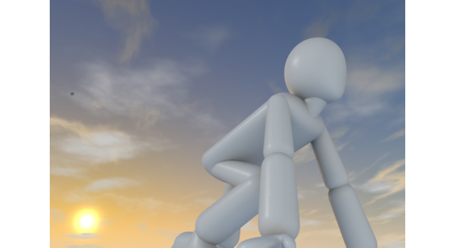 夕陽を背にうけて - 運動/大会/競技/勝つ/負ける/クリップアート/フリー/スポーツキックオフ / サッカーチーム / 得点する / 大人 / サッカー大会 / スポーツ競技の勝者