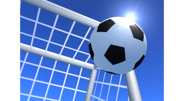 シュートを決める - 運動/大会/競技/勝つ/負ける/クリップアート/フリー/スポーツ球技場 / ゲーム / 対戦試合 / テニス