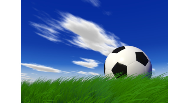 サッカー大空 - 運動/大会/競技/勝つ/負ける/クリップアート/フリー/スポーツ人々の集まり / 人物 / 出来事 / 競争 / 筋肉質 / 速さ