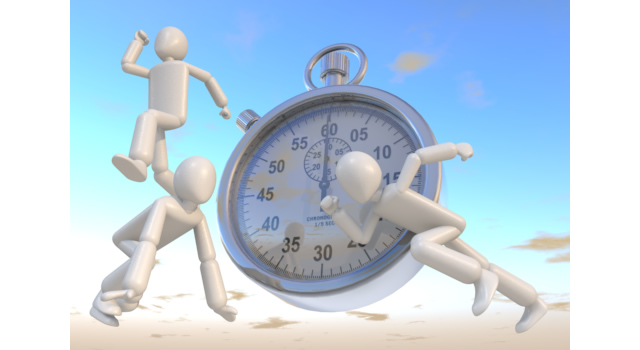 タイムを縮める - 運動/大会/競技/勝つ/負ける/クリップアート/フリー/スポーツインフォグラフィック / ウェブ会議 / カンファレンス / ステージ / スマートフォン
