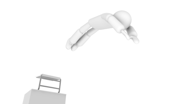 水泳スタート - 運動/大会/競技/勝つ/負ける/クリップアート/フリー/スポーツアクションショット / 水 / 人物 / 白人 / 大人