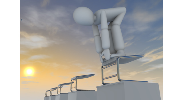 夕暮れの練習 - 運動/大会/競技/勝つ/負ける/クリップアート/フリー/スポーツスポーツ用品 / スポーツ用語 / 人物 / 体の動き / 制服 / 屋外