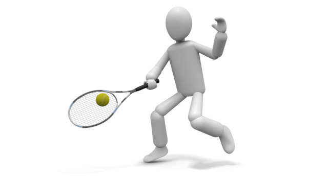 ラケットで打ち返す - 運動/大会/競技/勝つ/負ける/クリップアート/フリー/スポーツレース / 勝つ / 効率 / 達成 / 成功