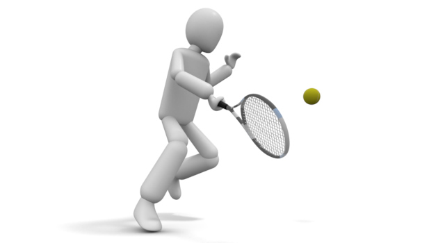 スポーツ選手テニス - 運動/大会/競技/勝つ/負ける/クリップアート/フリー/スポーツ急ぐ / 時 / 新しい / 競技場 / コンセプト / 競争