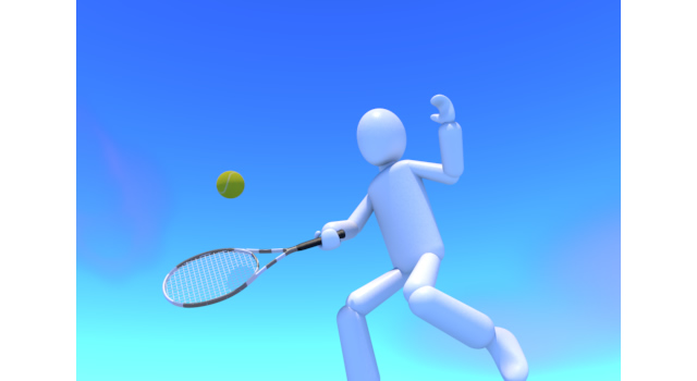 青空テニス - 運動/大会/競技/勝つ/負ける/クリップアート/フリー/スポーツ変化 / スポーツ競技 / 近未来的 / 予測