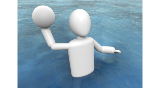 水球 - 運動/大会/競技/勝つ/負ける/クリップアート/フリー/スポーツ健康的な生活 / バイタリティ / スポーツトレーニング / 冬 / 1人 / スポーツマン