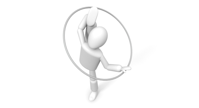 演技 - 運動/大会/競技/勝つ/負ける/クリップアート/フリー/スポーツヘディングをする / 球技場