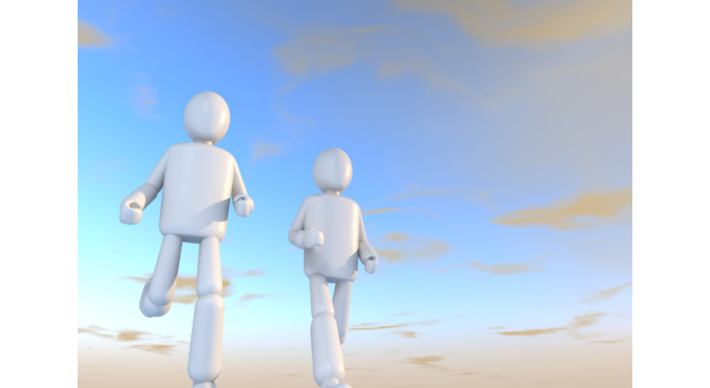 早朝マラソン - 運動/大会/競技/勝つ/負ける/クリップアート/フリー/スポーツスポーツ / カットアウト / レース / シルエット / トライアスリート / スポーツマン