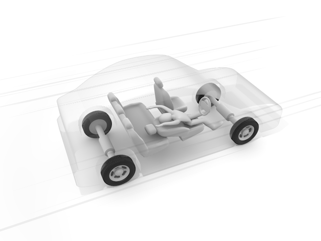 自動運転カー - テクノロジー / 技術開発 / 写真 / 3D / 科学 / イラスト / フォト / 無料 / 機械