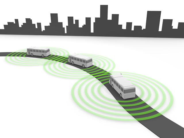 旅行 | バス | 自動運転 | レーダー - テクノロジー / 技術開発 / 写真 / 3D / 科学 / イラスト / フォト / 無料 / 機械