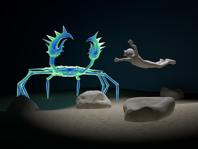 深海 | ゴーグル | VR - テクノロジー / 技術開発 / 写真 / 3D / 科学 / イラスト / フォト / 無料 / 機械